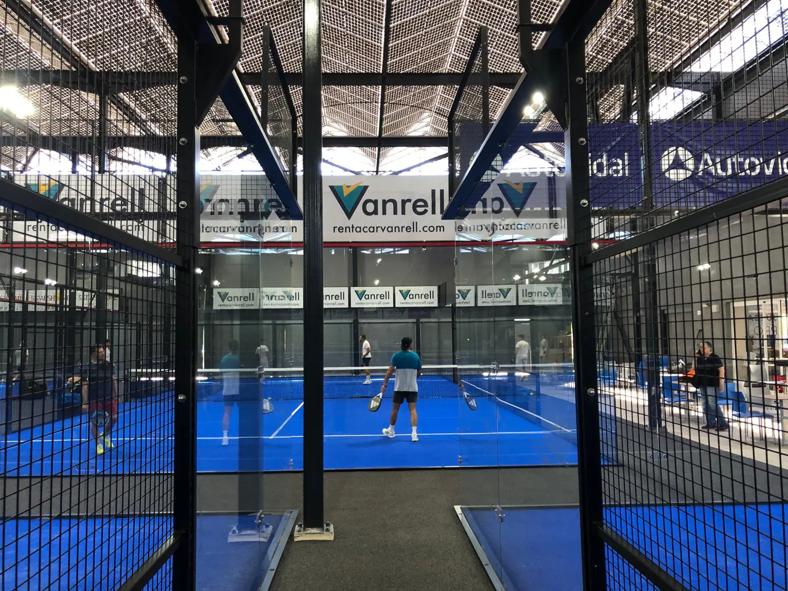 Sports academy training session